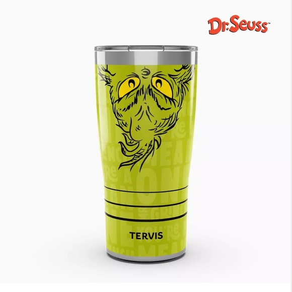 TERVIS Dr. Seuss Grinch Mean One
Stainless Steel Tumbler with Slider Lid 30 Oz - Picture 2 of 7